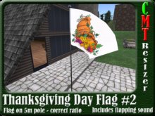 *TGA* Thanksgiving Flag #2 5m w/sound & resizer COPY