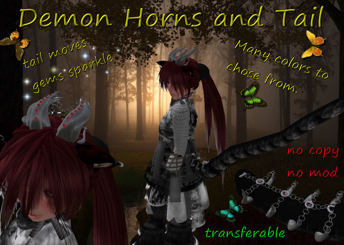 ~IWK~ horns and tail