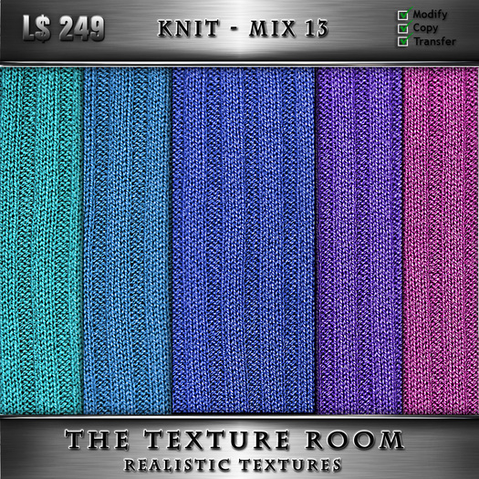The Texture Room - Knit Mix 13 Textures