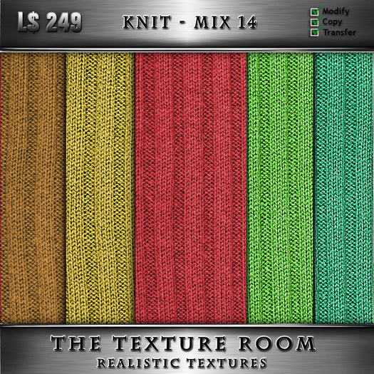 The Texture Room - Knit Mix 14 Textures