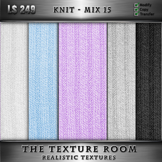 The Texture Room - Knit Mix 15 Textures