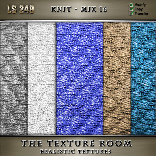 The Texture Room - Knit Mix 16 Textures