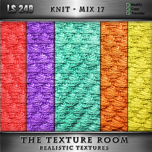 The Texture Room - Knit Mix 17 Textures