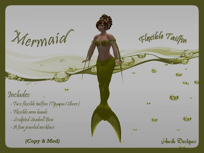 Mermaid - Golden  