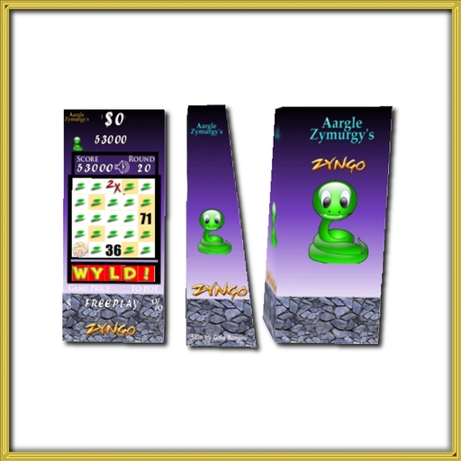CUTE SNAKE ZYNGO SKIN by GAIA (boxed up)