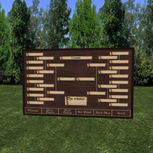 Tourneament score board