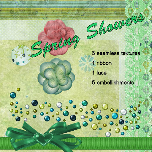 ~TJ~  Spring Showers Texture Set