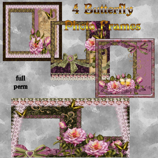 ~TJ~  Butterfly Photo Frames