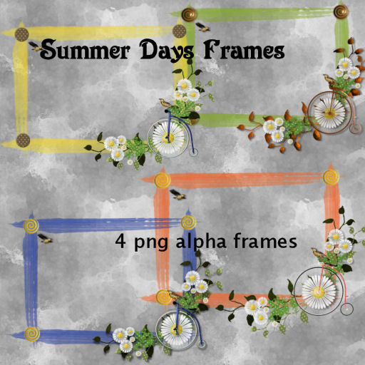 ~TJ~  Summer Days Frames
