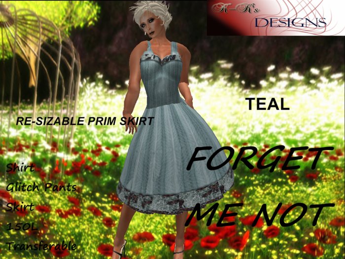 Forget Me Not Teal