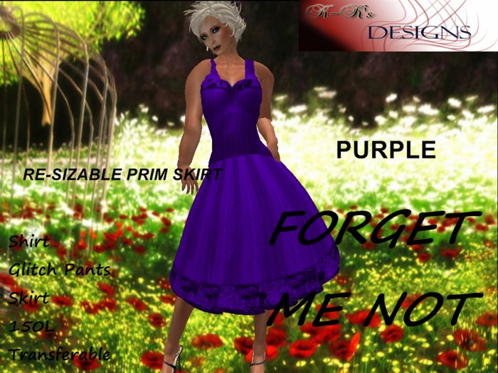 Forget Me Not Purple