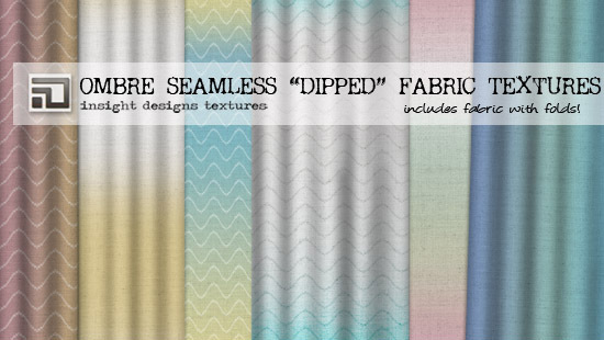 ID | Ombre Seamless Dip dyed fabric textures