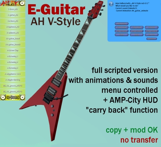 E-Guitar AH V-Style