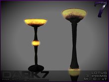 Dark 7: Lotus Lamp - table - yellow