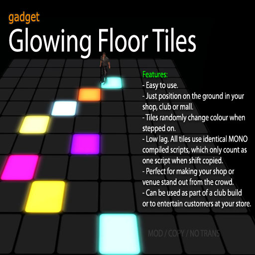 Glowing Floor Tiles