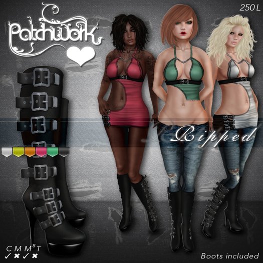 PWH Ripped Black