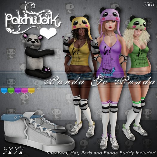 PWH Panda Go Panda Blue