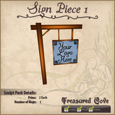 -TC- Sign Piece 1 Clearance Priced