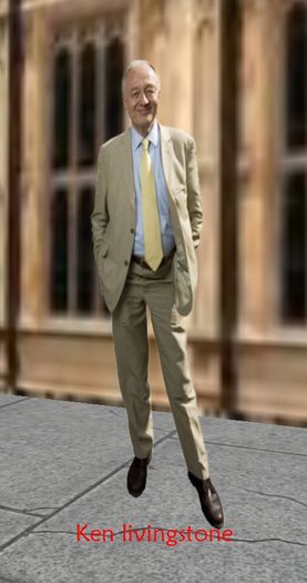Ken Livingstone - the 1 prim cutout