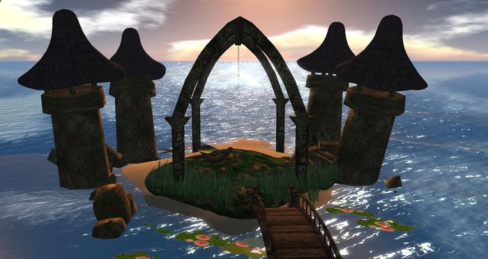 HAMMERS EXTREME BUILDS *WHIMSICAL RUINS* WITH HAMMOCK & BRIDGE