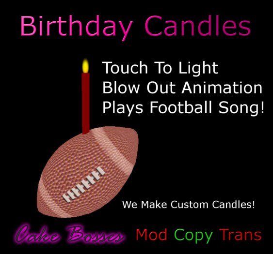 Football Candle 