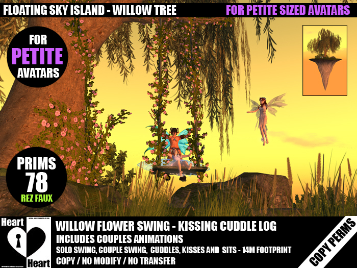 PETITES Floating Sky Island Willow Tree Rendezvous