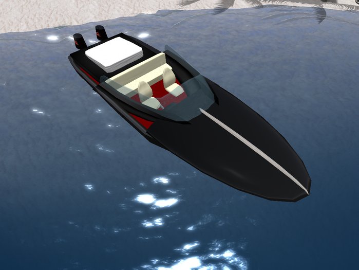 RodAzz Speed Boat RA55 - Black