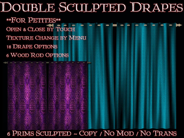 Double Sculpted Drapes for Petites