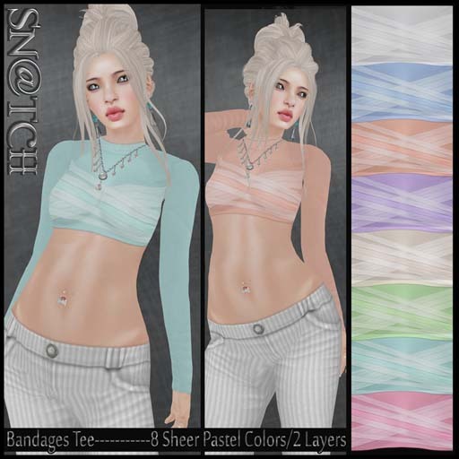 ::Sn@tch Bandages Tee (Pastels):::