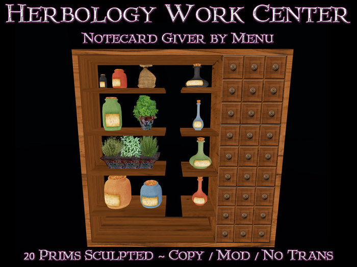 Herbology Work Center