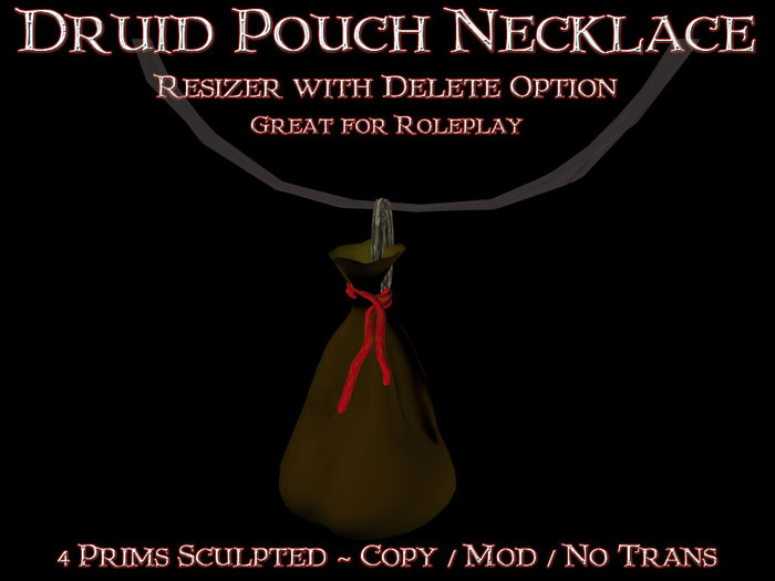 Druid Pouch Necklace