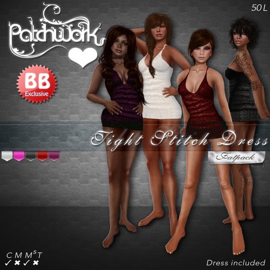 PWH Tight Stitch Dress Fat Pack