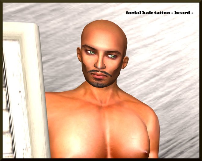 Facial Hair Tattoo - beard -