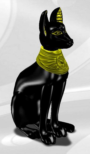 Egyptian Cat Sculpture Statue - Sculpty
