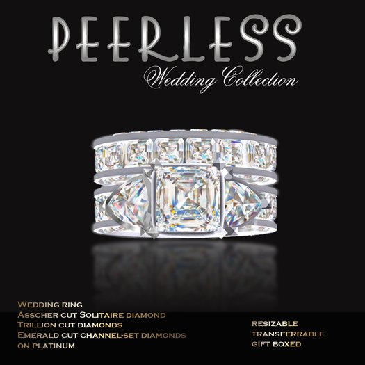 Exquisite Peerless Platinum Wedding Ring