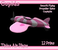*CUPIDS* TINIES AIRPLANE PINK