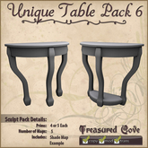 -TC- Unique Table Pack 6