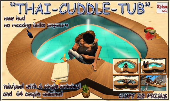 NEW RELEASE PROMO THAI CUDDLE TUB 64 ANIM MENU