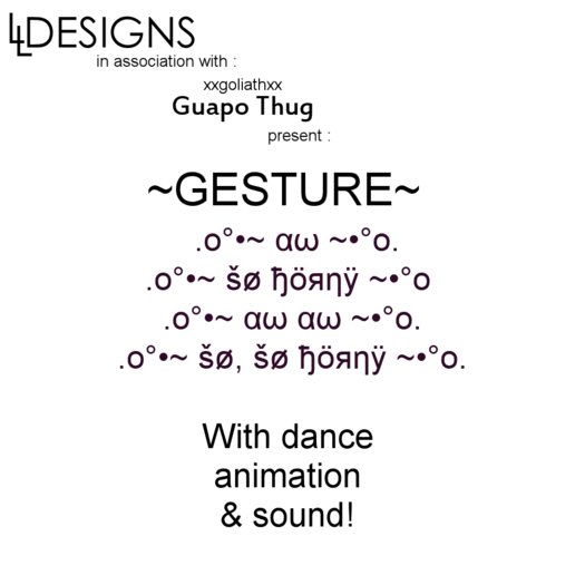 GESTURE - So horny