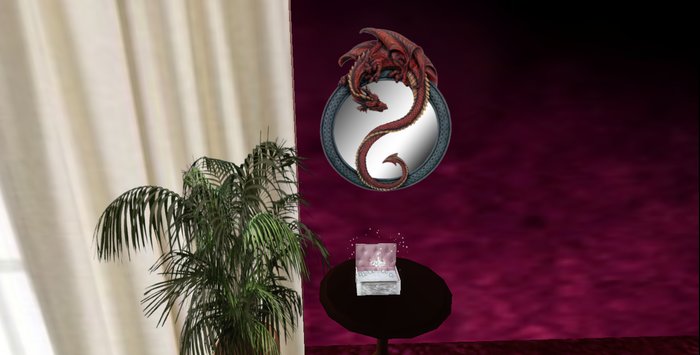 ~Alira~ Dragon mirror Ying Yang
