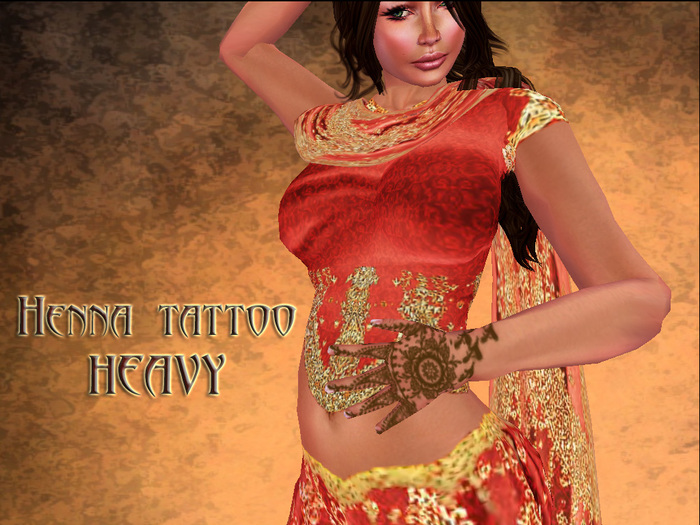 Henna Tattoo - Heavy  By Kira Pearl