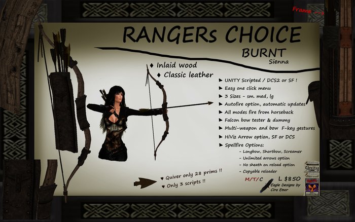 RANGERs CHOICE - BURNT 
