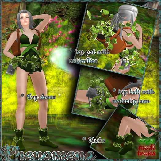 ~*~ Phenomena ~*~ Ivy Dress (LightGreen)