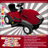 Sweet Baby - Rider Lawn Mower - Red