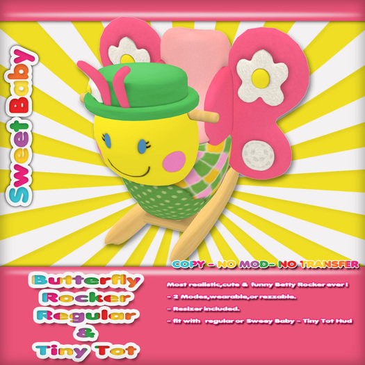 Sweet Baby - Butterfly Rocker