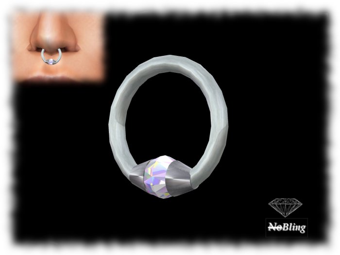 !NB!_NoBling: Septum Silver Diamond Boxed