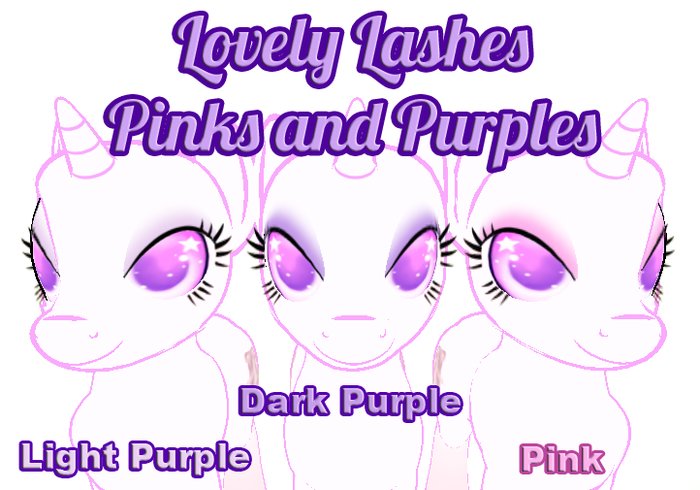 Lovely Lashes Pinks and Purples