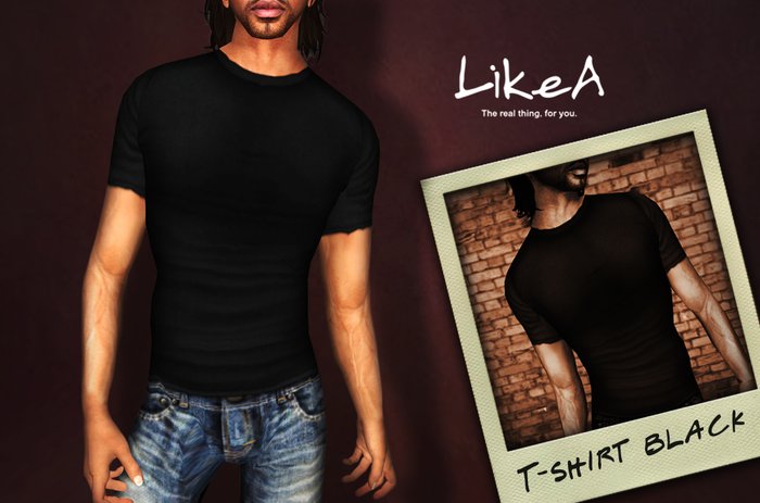 ::LikeA:: T-shirt_BLACK