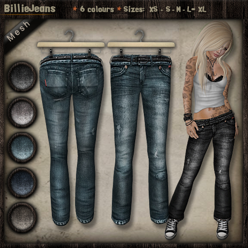 DN Mesh: BillieJeans - LBlue