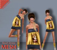 Heroes Art.- Woman Mesh Dress Save This Panda Edition